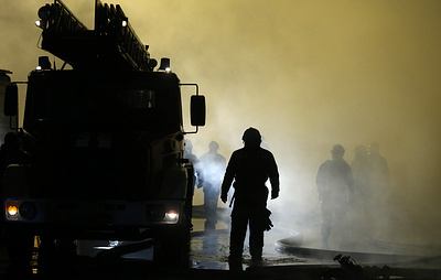 Под Анапой в результате атаки БПЛА произошел пожар на нефтебазе