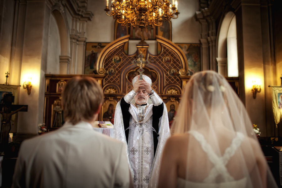 Венчание в костеле фото